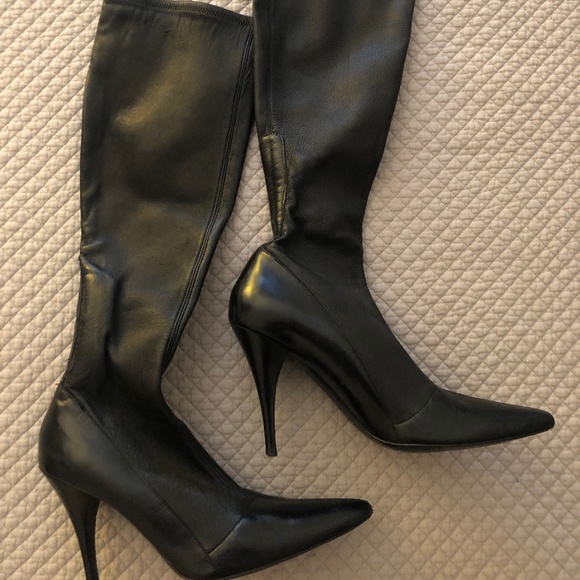 Gucci Shoes - Tall Gucci Leather Boots